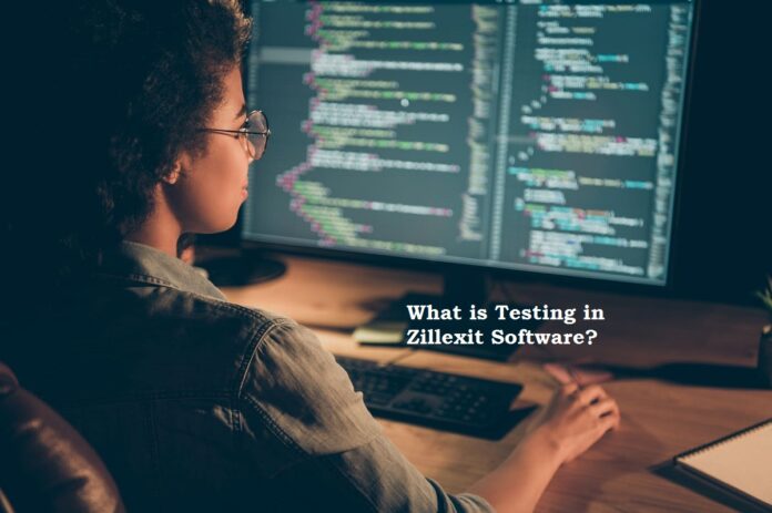 What is Testing in Zillexit Software?